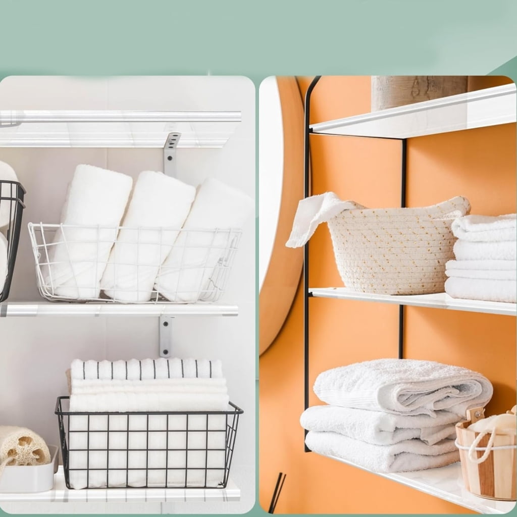 Clear Replacement Shelves 13x3 Inches Bathroom Organizers Wall Cabinet Storage - Image 5