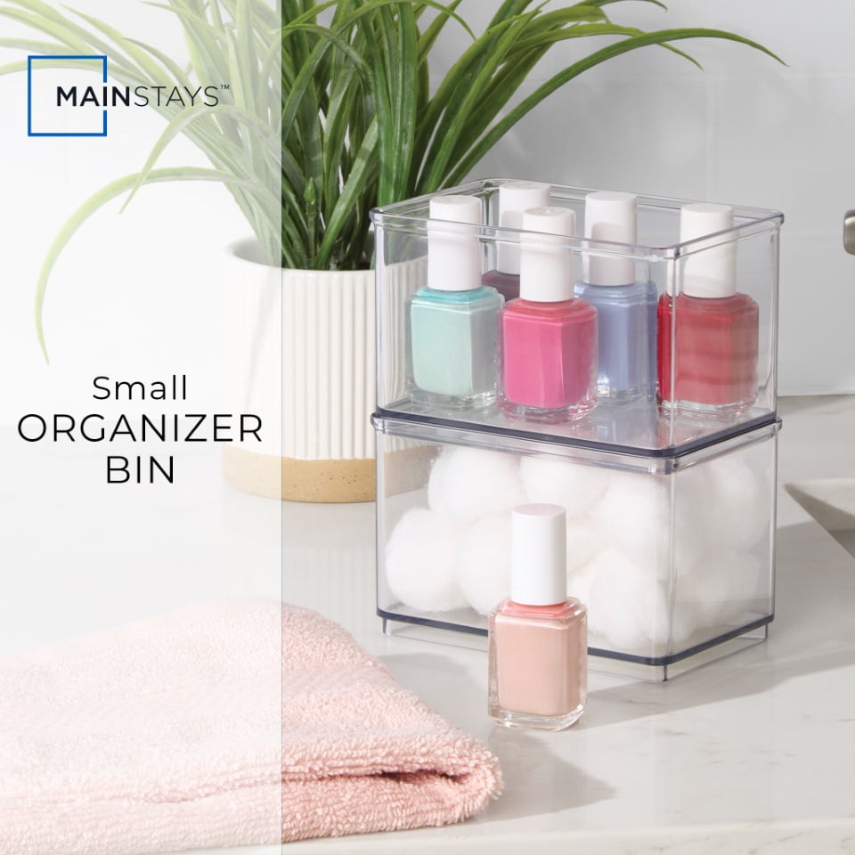 Clear Plastic Organizer Bin for Bathroom - Image 4