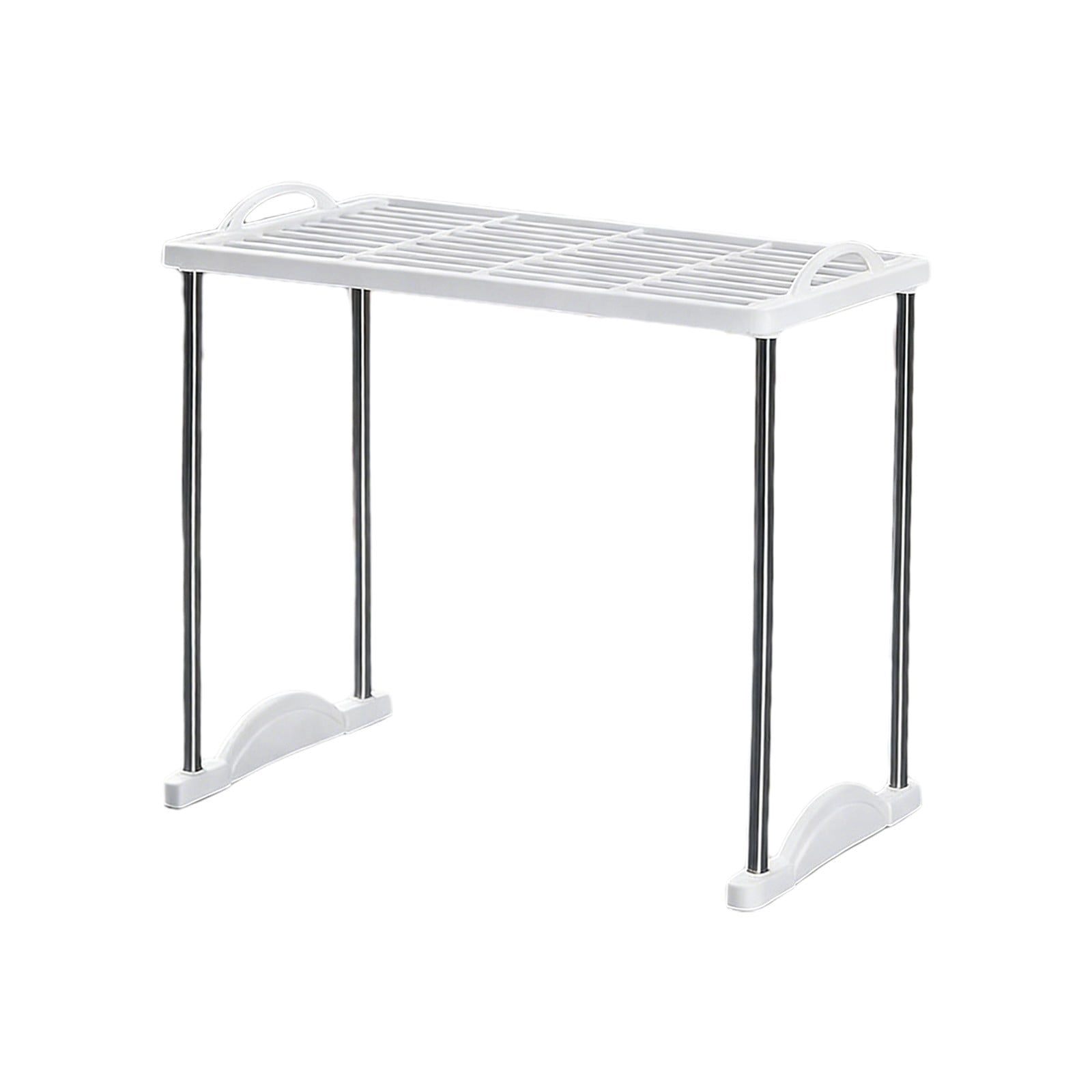 Multi Layer Plastic Storage Shelf Corner Rack for Desk Closet Bathroom Organization Space Saving Unit - Image 2