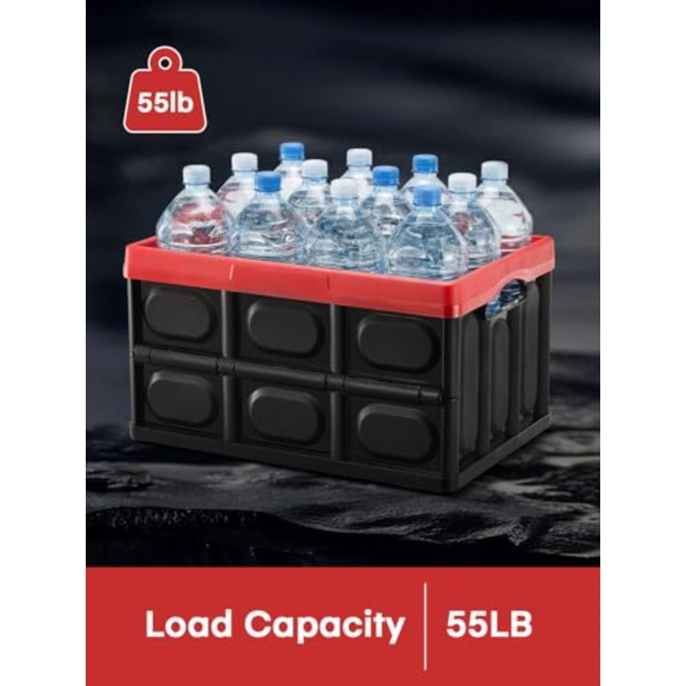 Bins with Lids 3 Packs Stackable Bins with Handles for Organizing Camping and Tools Heavy Duty Capacity - Image 4