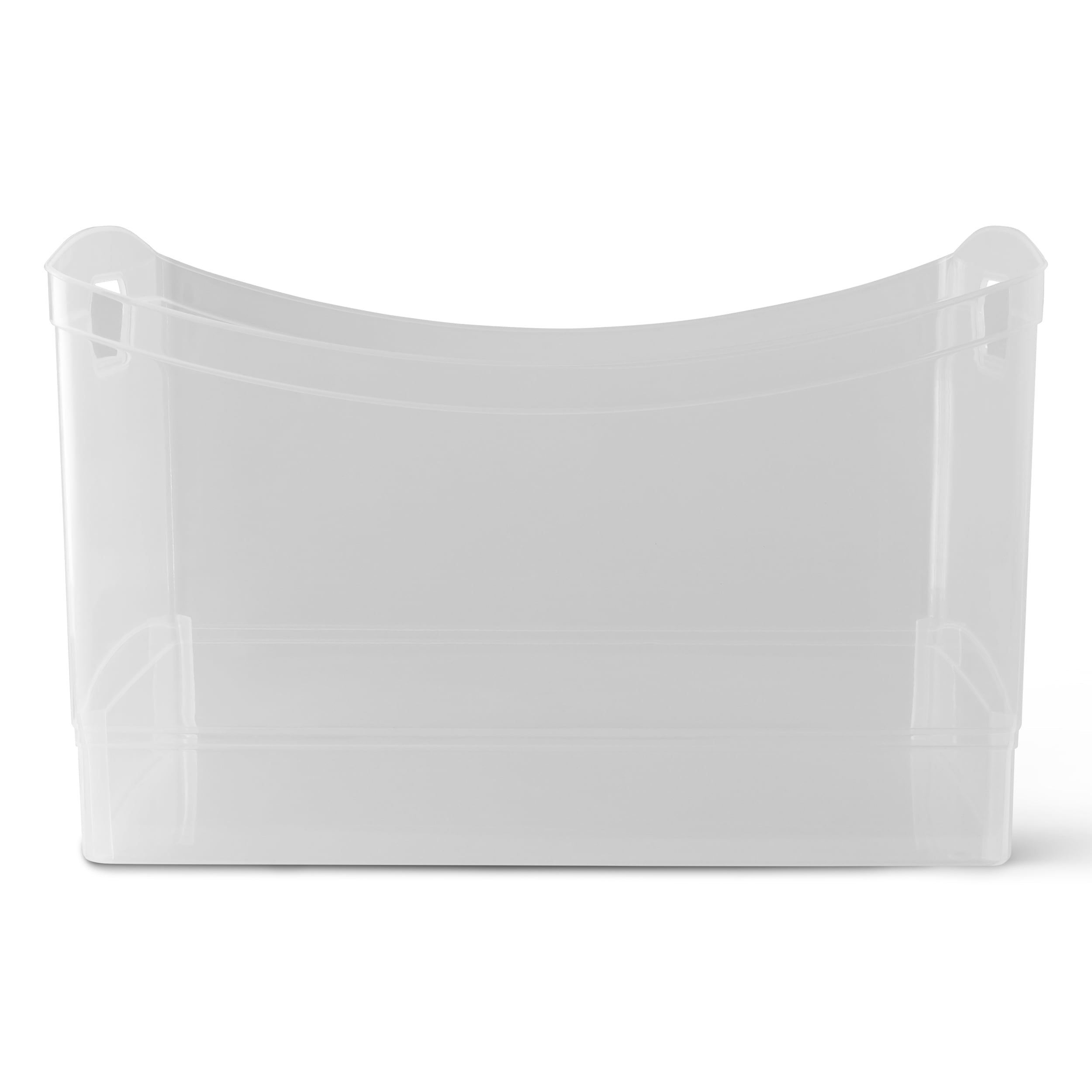 Clear Plastic Utility Storage Bin Organizer with Built-In Handles, Large Storage Container for Pantry, Closet, Cabine... - Image 4