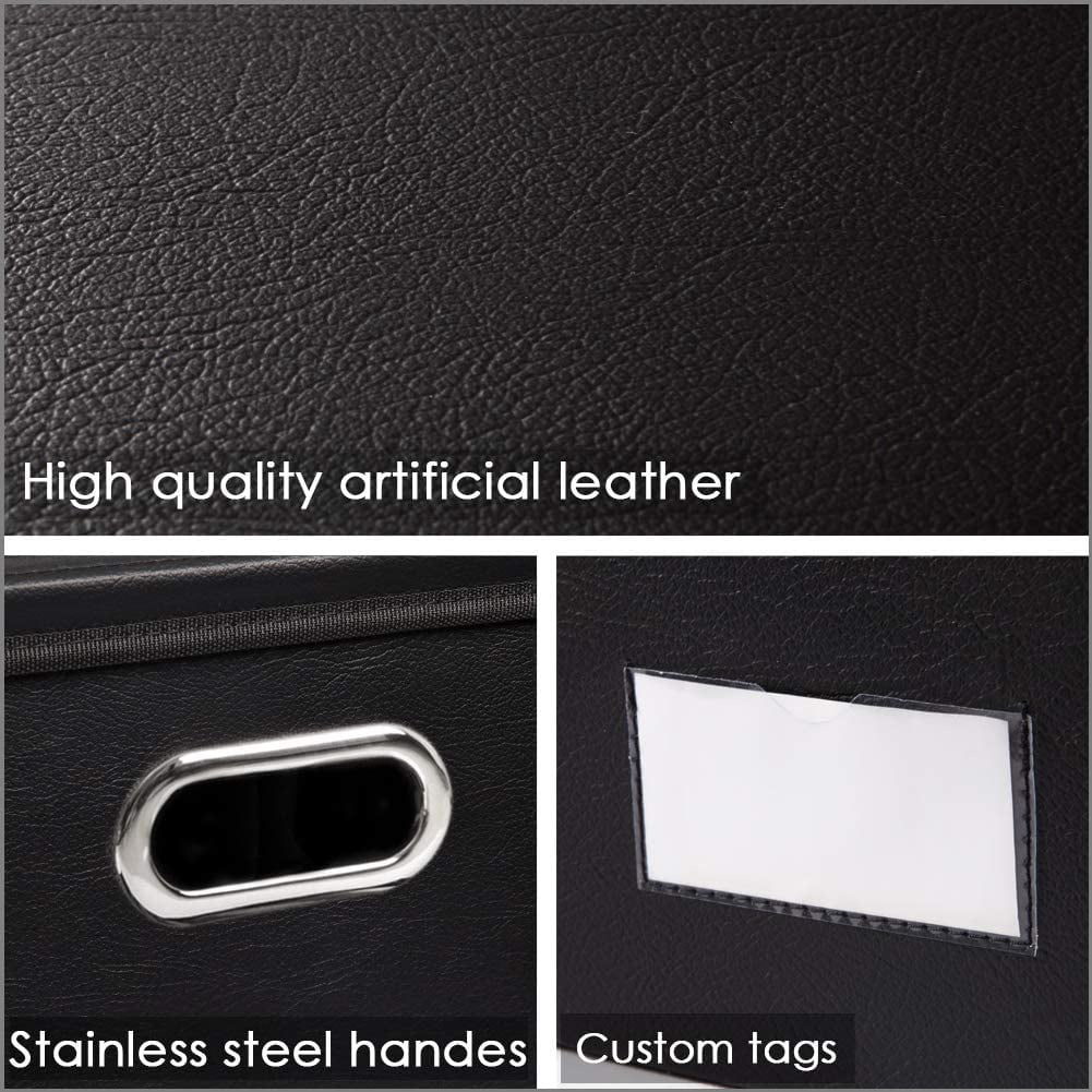Large Foldable Storage Bins with Lids [3-Pack] - Image 4