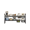 1pc Sink Organizers and Storage 2 Tier Cabinet Shelf Organizer with 5 Detachable Panels 5 baskets for Kitchen Bathroo...