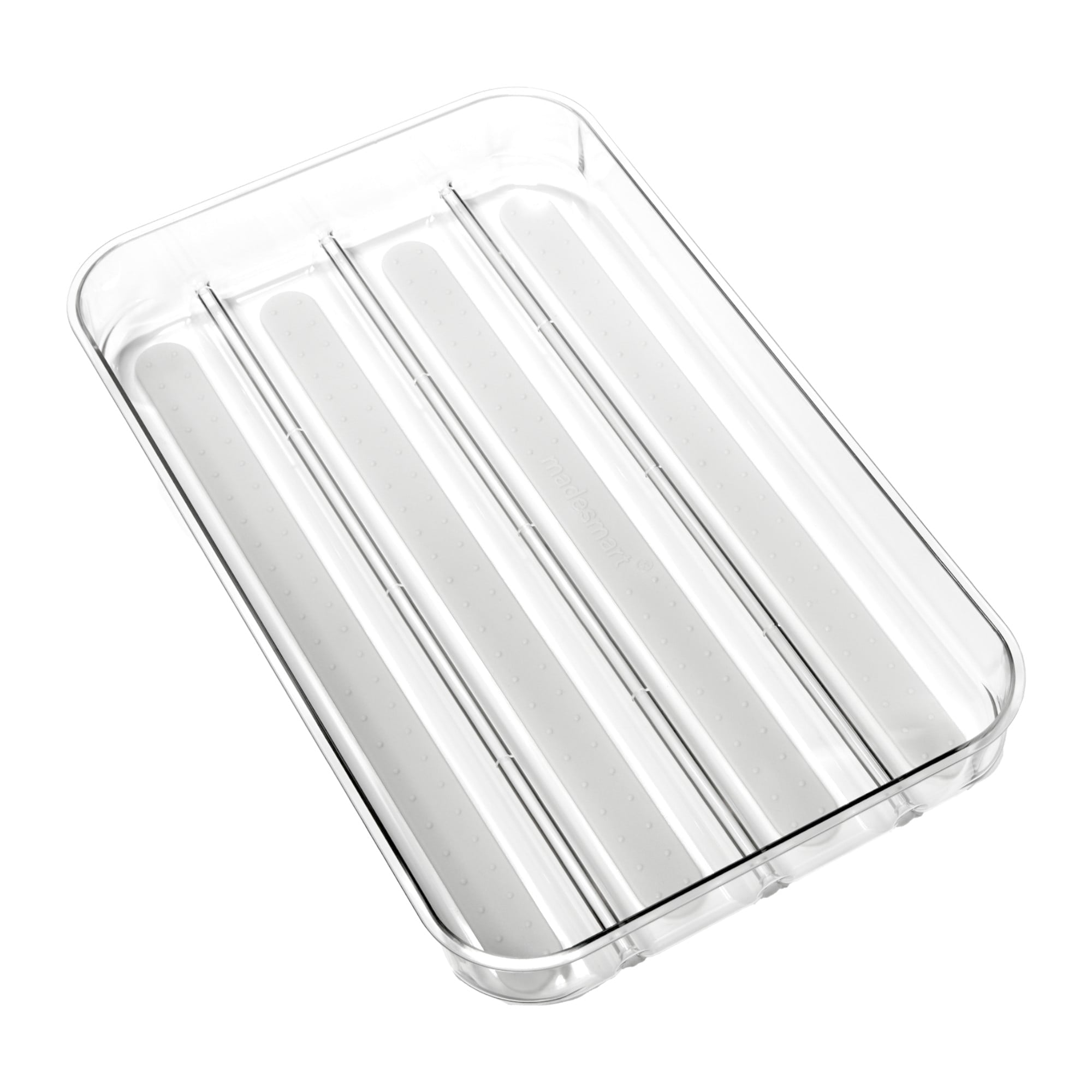 4-Compartment Spice Drawer Organizer, Kitchen Organization and Storage, Clear Collection, Holds up to 12 Seasoning Co... - Image 2