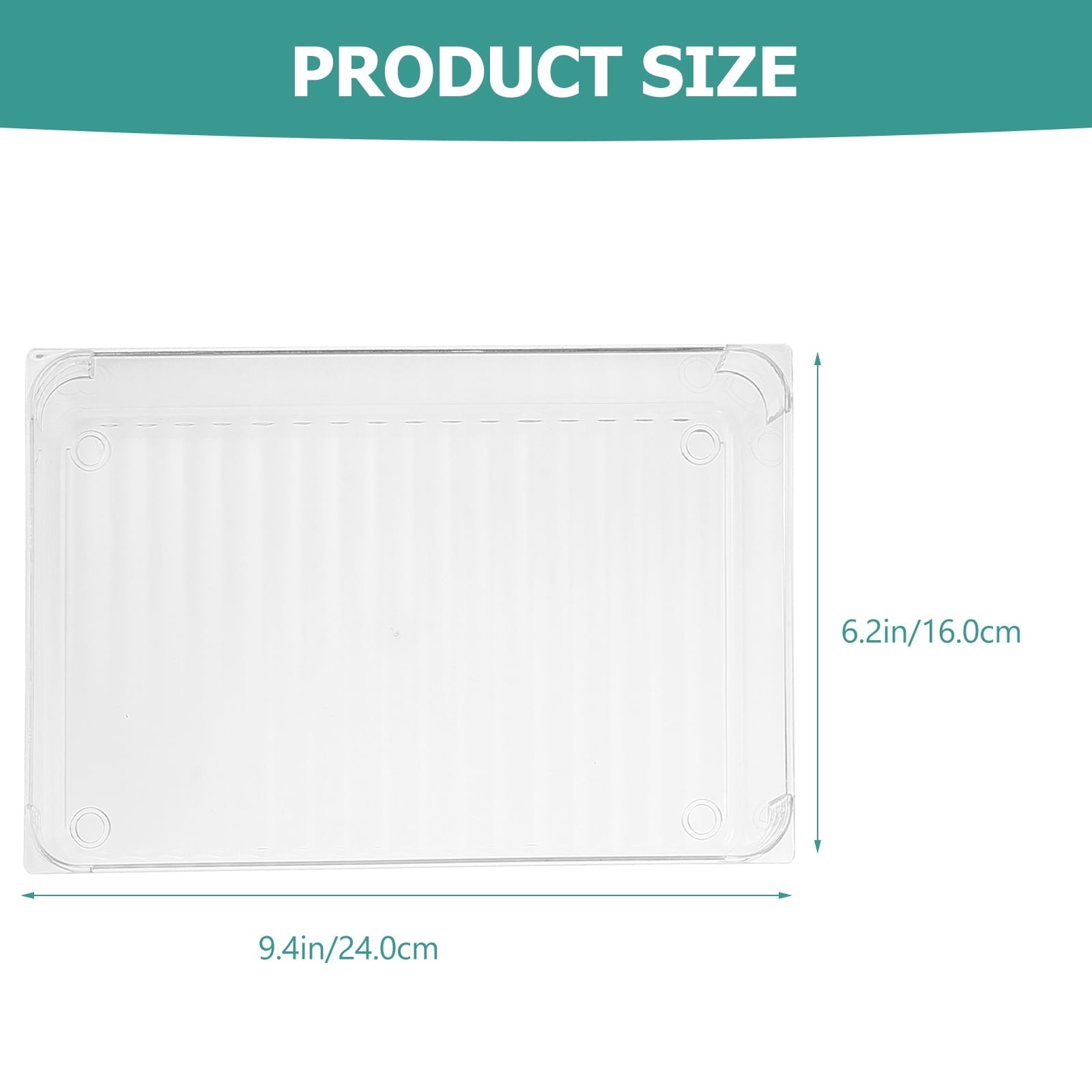 Transparent Plastic Drawer Organizer with Assorted Size Trays for Storage Use and Space Saving 1 Set - Image 2