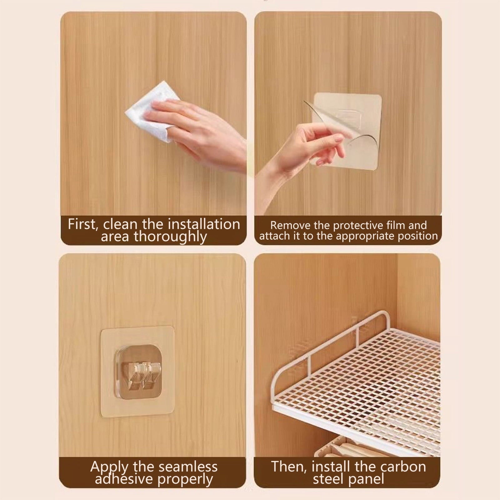 Expandable Cabinet Storage Shelf, Stackable Organizer Rack for Space Saving, Multi Use Shelf for Kitchen Bathroom Pan... - Image 6