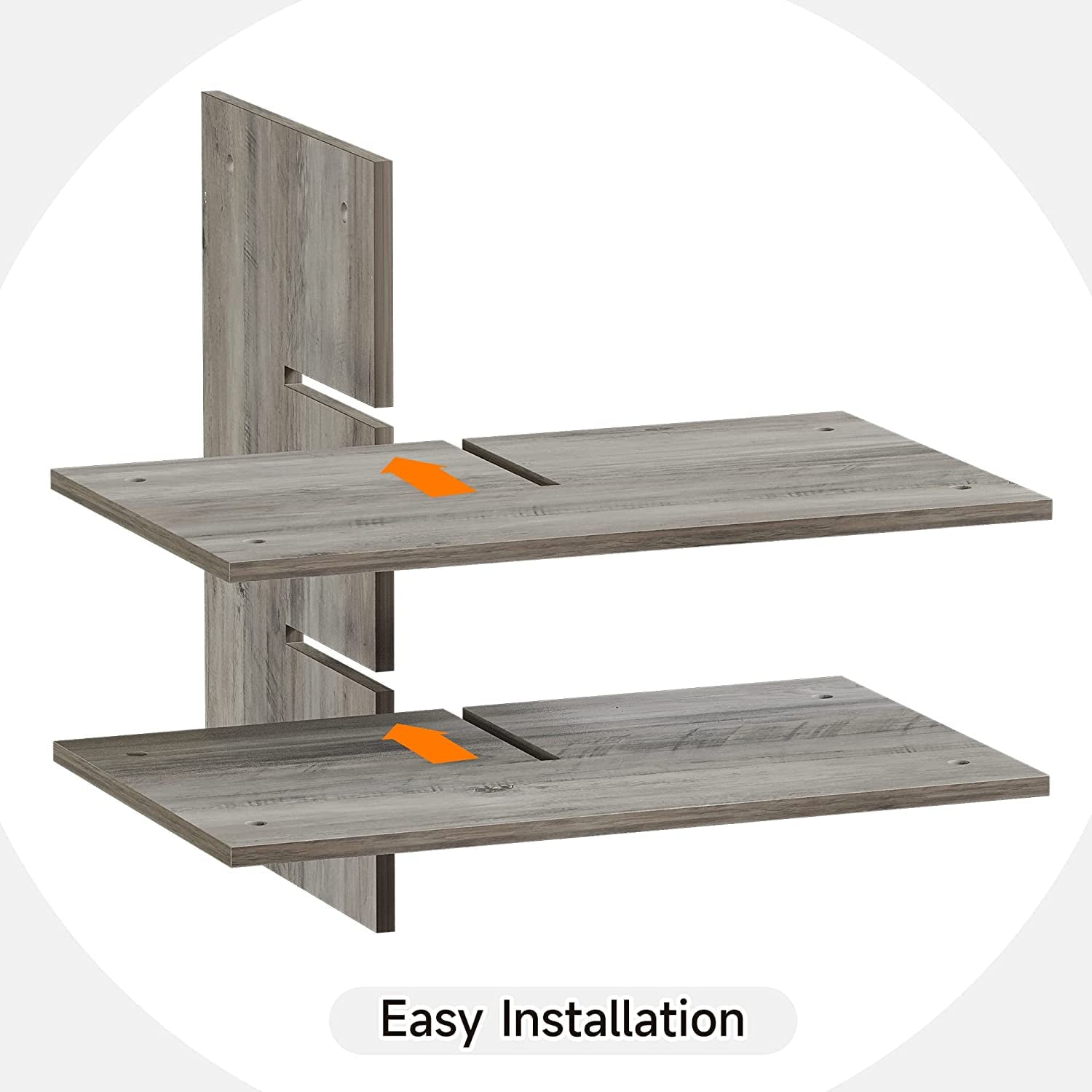 41" Bench with Padded Seat, 10 Cubes, Adjustable Shelves & Side Pockets, Entryway Organizer, Gray - Image 5