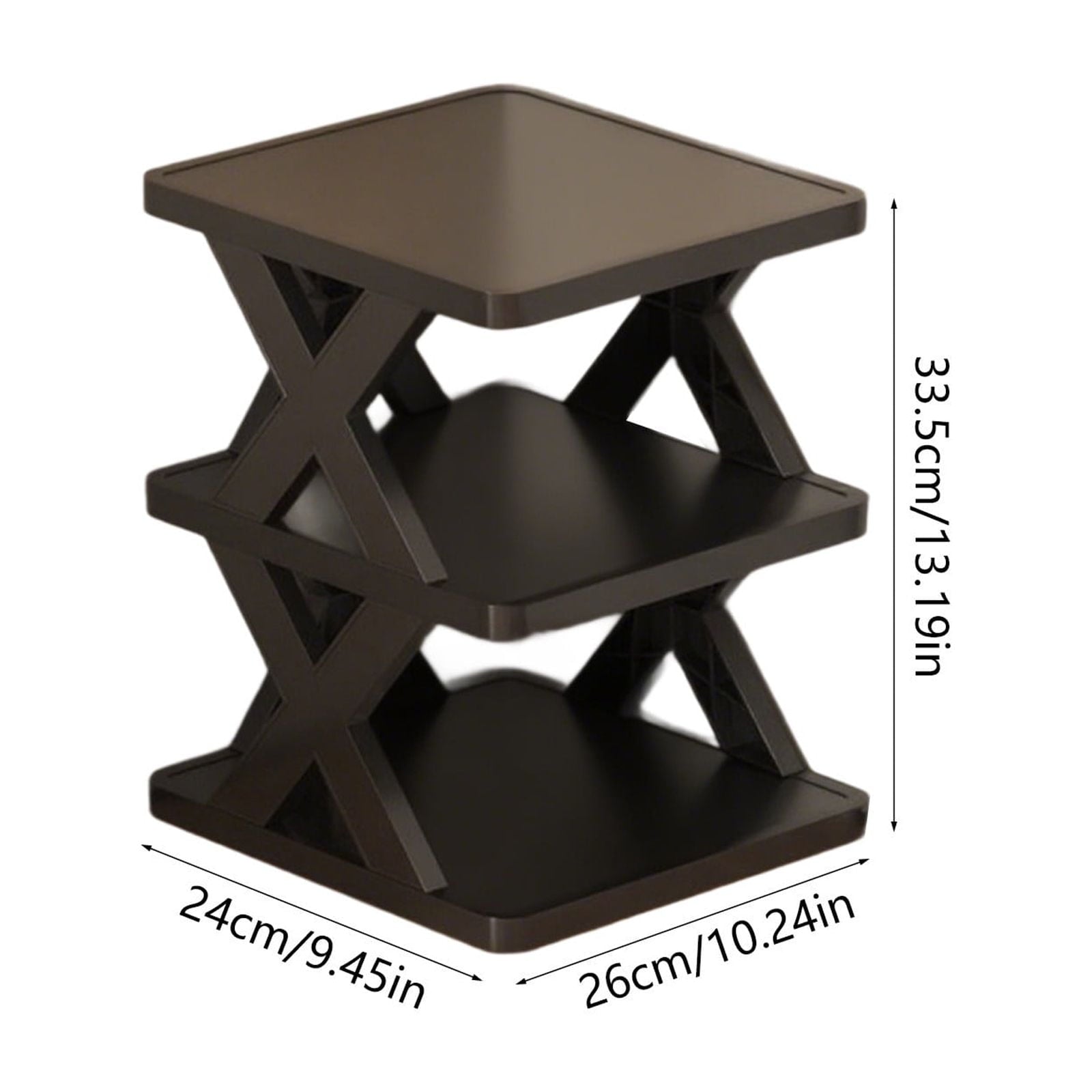 Vertical Shoe Rack - Tall Narrow Shoe Rack Organizer for Small Spaces, Bamboo Shoen Shelf for Entryway,Closet,Corner,... - Image 3