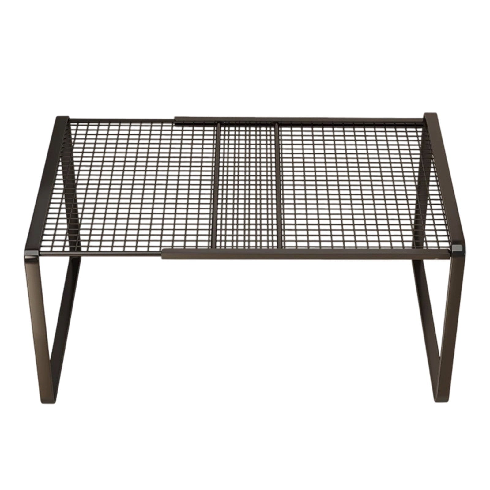 Expandable Storage Shelf, 12.2-24.4in Stackable Organizer Rack, Space Saving Divider, Cabinet Shelf for Kitchen Pantr... - Image 2