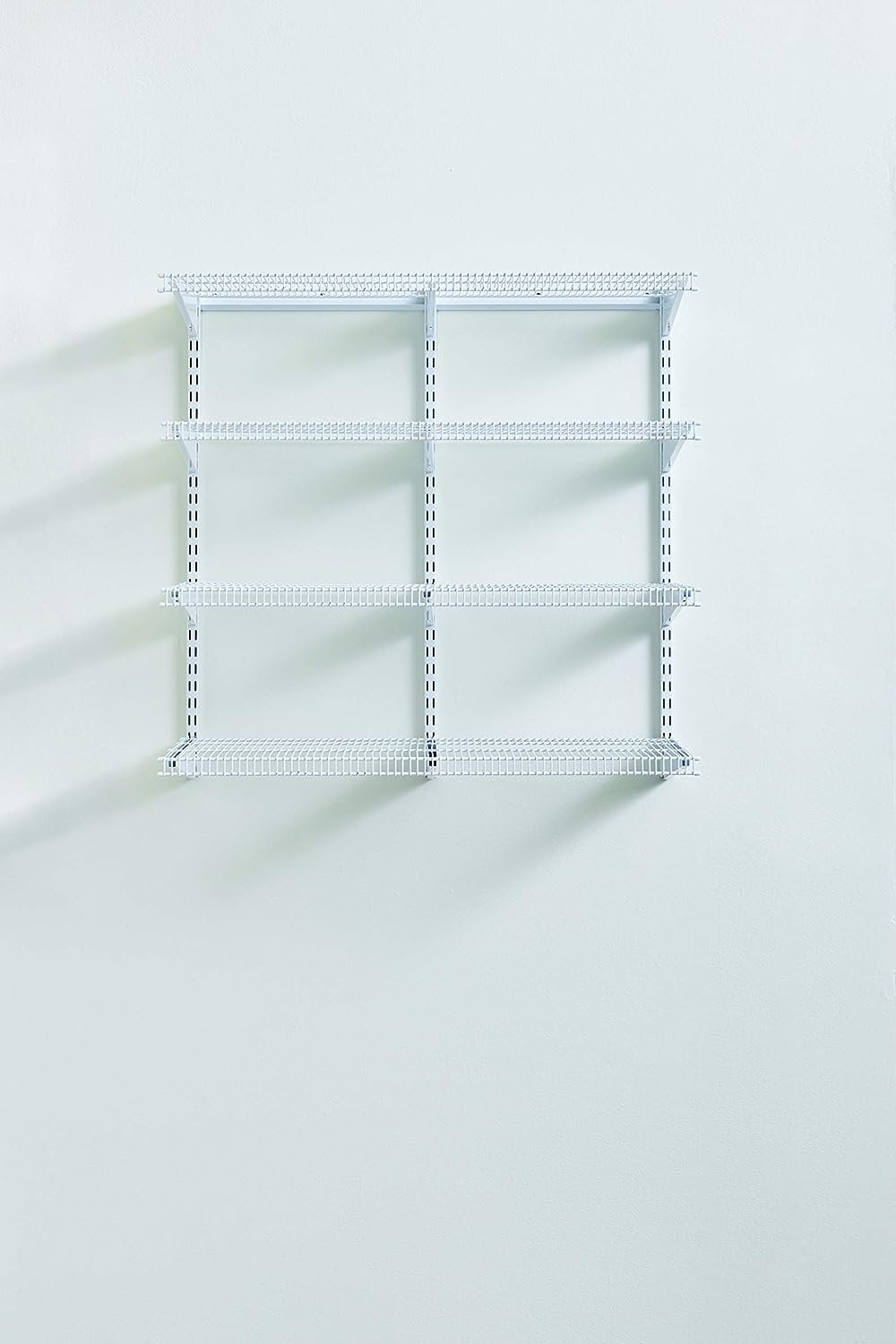 4 Shelf Pantry Closet Organizer, White - Image 2