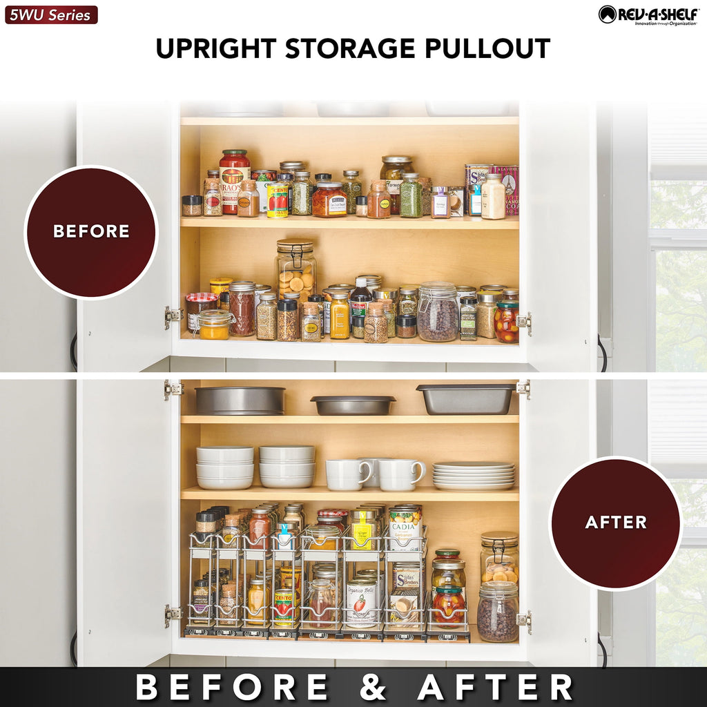 3" Pullout Organizer for Cabinets, 2 Tier Shelf - Image 5
