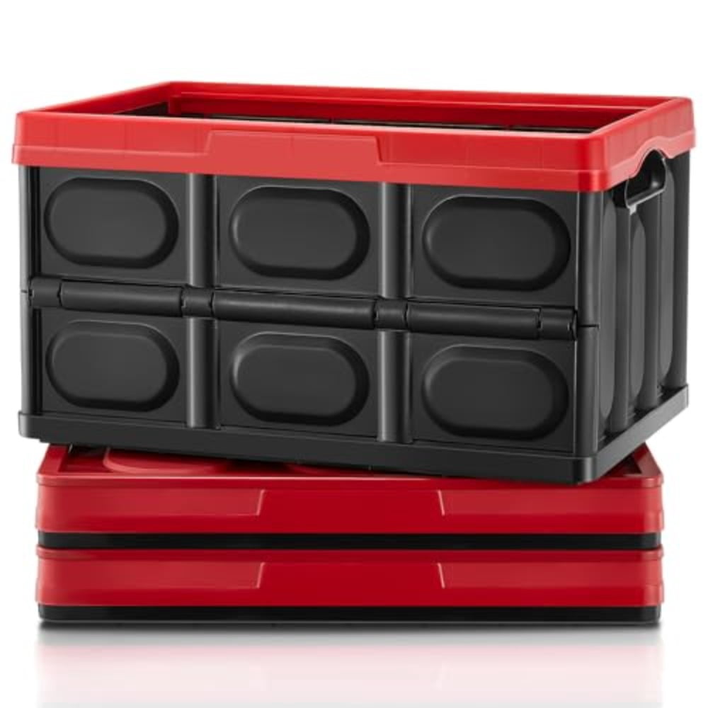 Bins with Lids 3 Packs Stackable Bins with Handles for Organizing Camping and Tools Heavy Duty Capacity - Image 2
