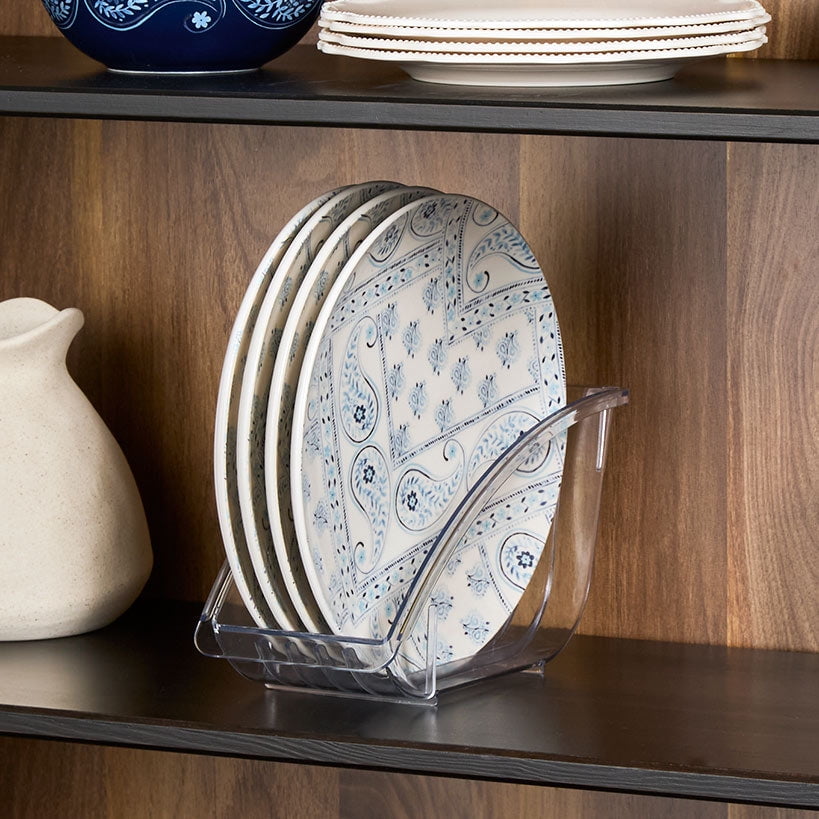 Kitchen Storage Clear Cabinet Organizers - Plate, Bowl, or Shelf - Image 4
