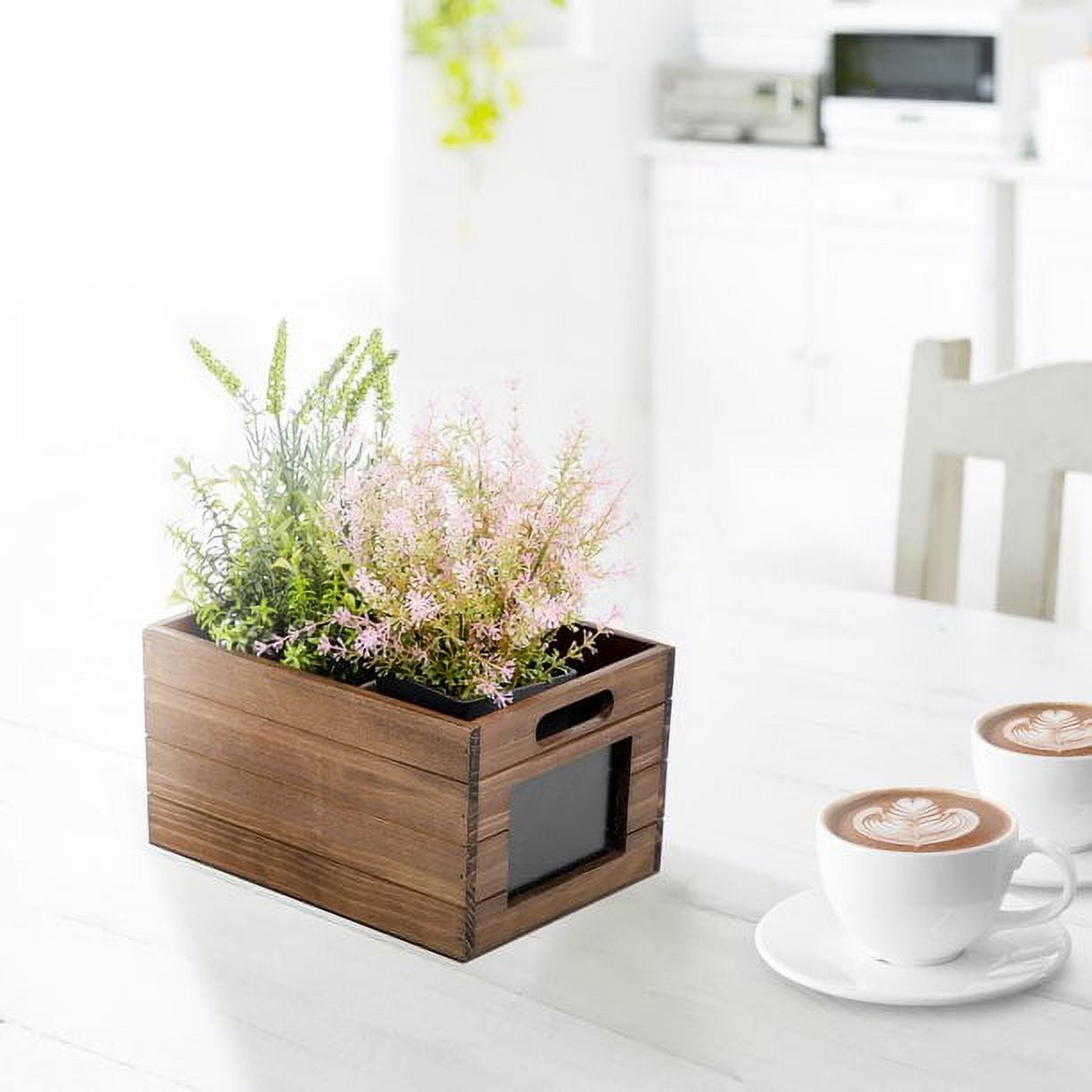 Wood Storage Crate With Chalkboard Label - Image 5