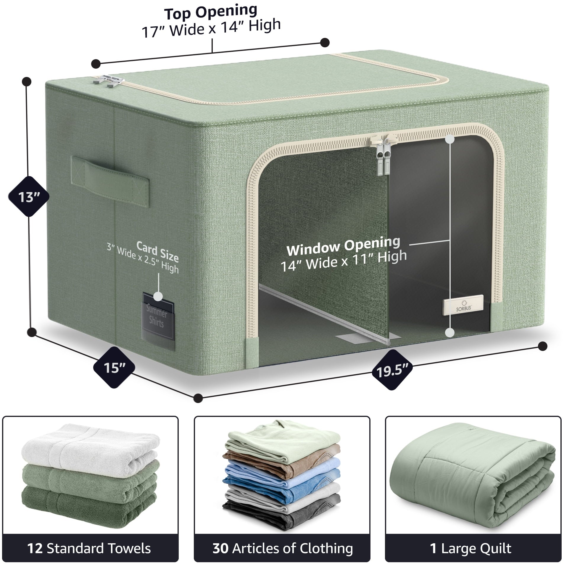 Storage Bins with Divided Interior - Image 4