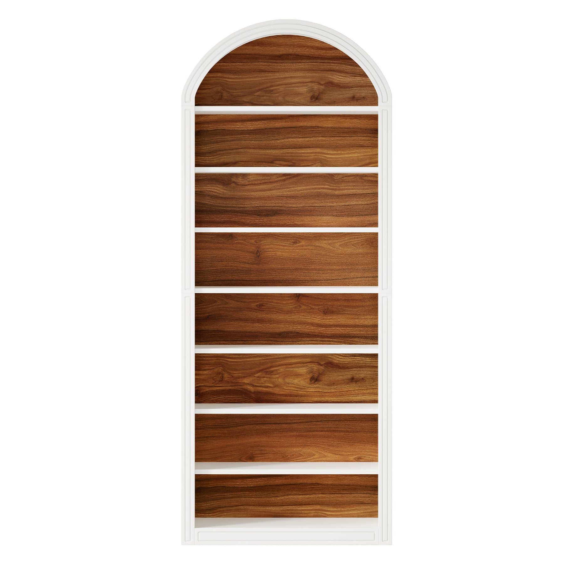 Tribesigns Shoe Storage Cabinet, 8-Tier Tall White Shoe Organizer Cabinet, Large Wooden Freestanding Shoe Rack for Closet Entryway - Image 3