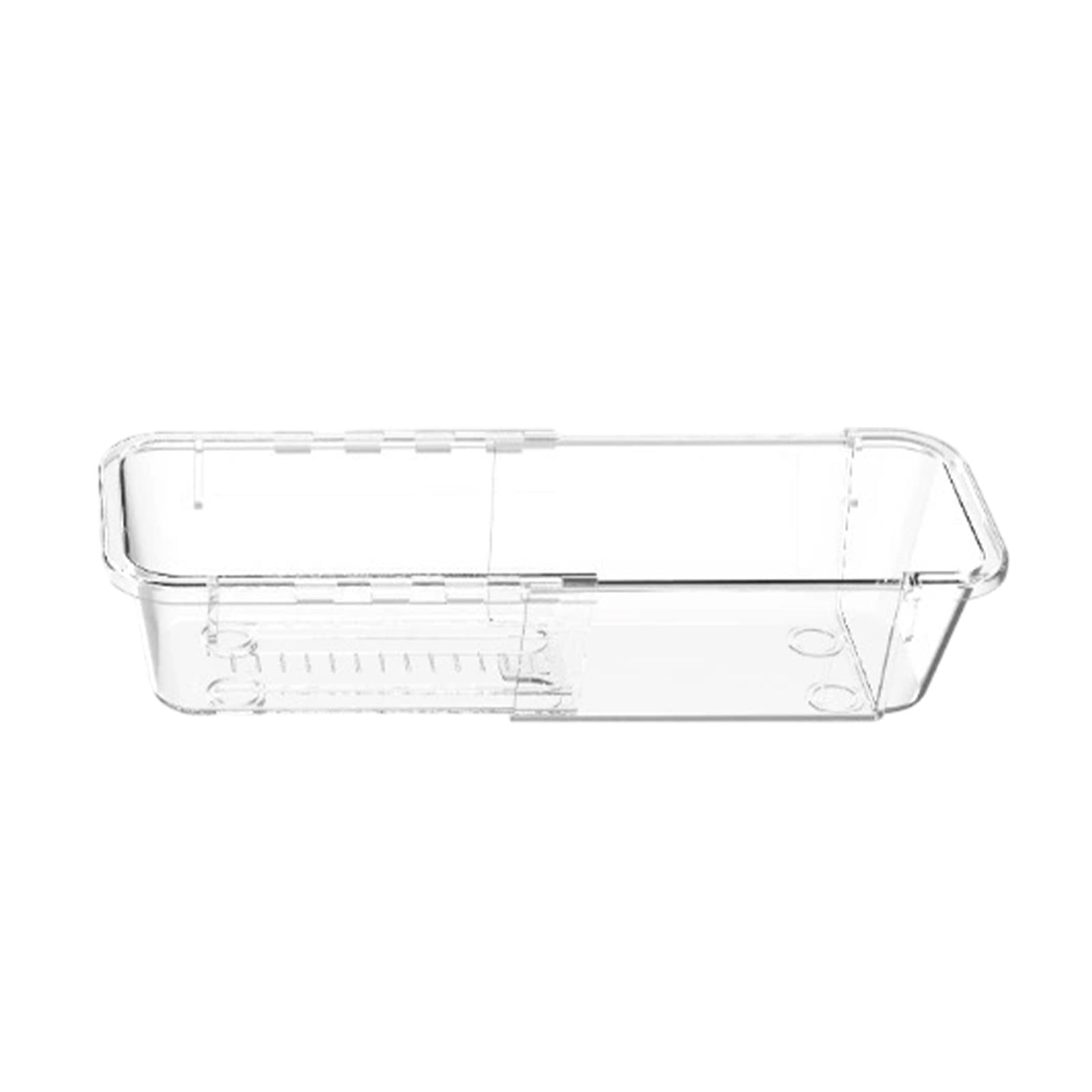 Jpxdew Arylic Drawer Organizer-Expandable,Stackable,9.4x3.4x2.36in,Desktop Storage - Image 2