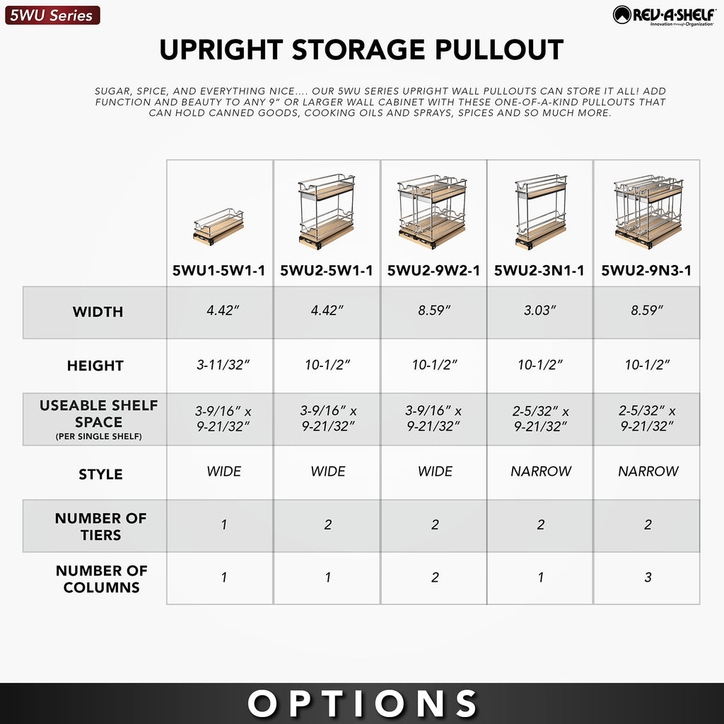 3" Pullout Organizer for Cabinets, 2 Tier Shelf - Image 6