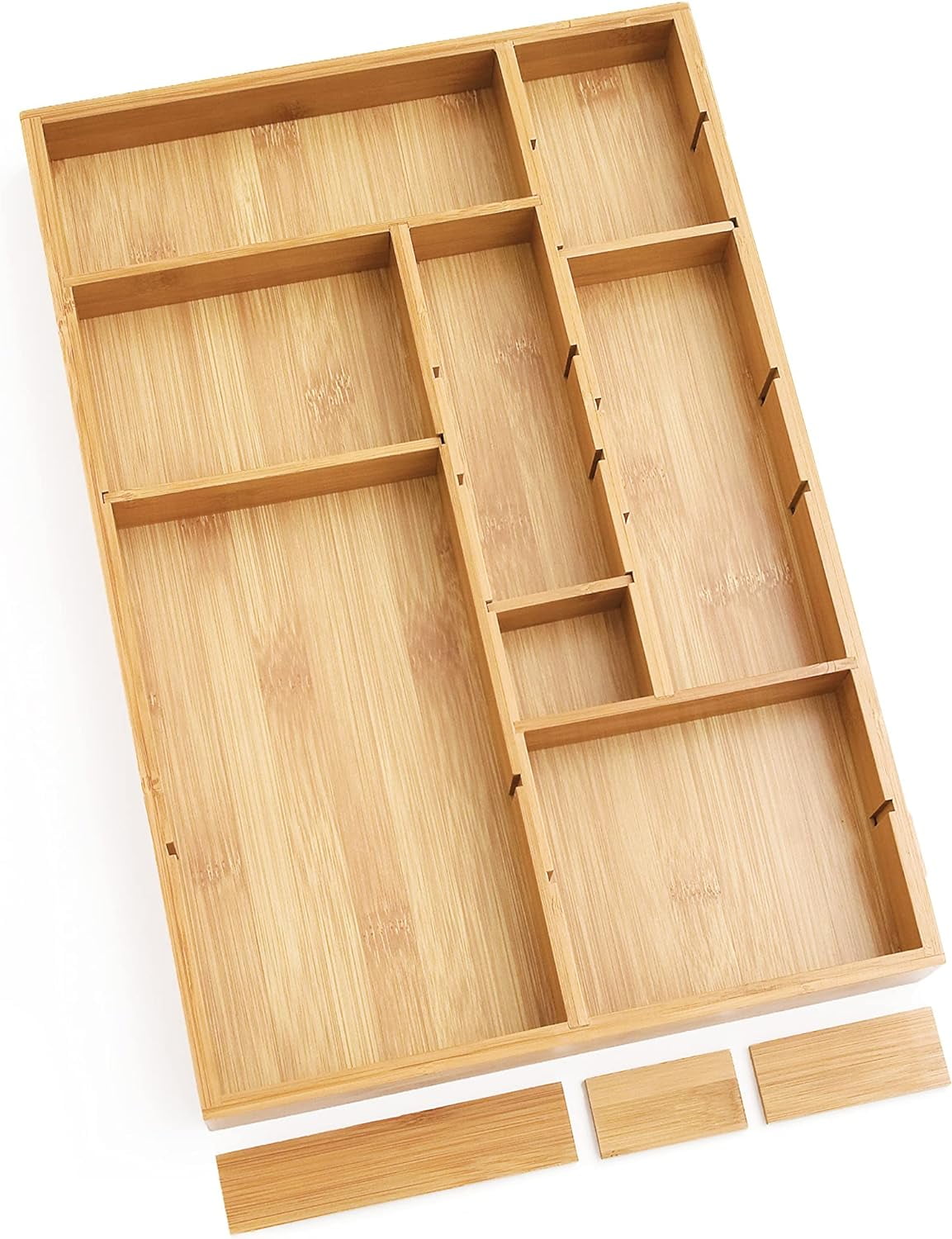 Bamboo Adjustable Drawer Organizer - Image 4