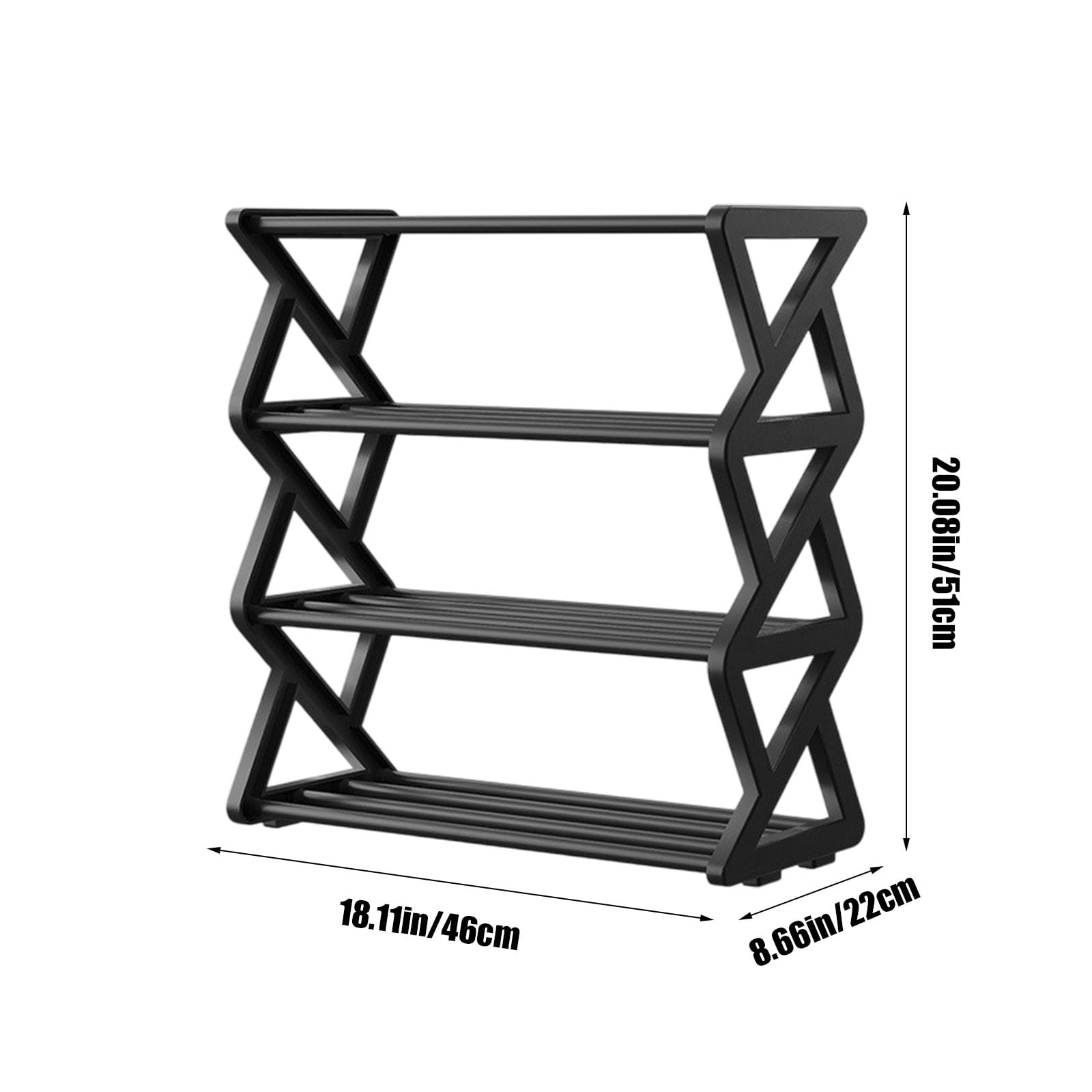4 Rack Organizer for Entryway Storage Shelf for Men,Women s Assembly No Needed - Image 3