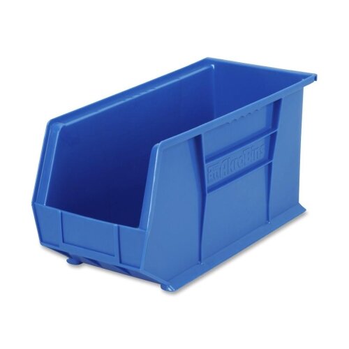 Akro-Mils 30265 AkroBins Plastic Storage Bins, Space-Saving Stackable Bins for Garage, Pantry, Craft Organization, 18-" x 8.25-" x 9-", Blue - Image 5
