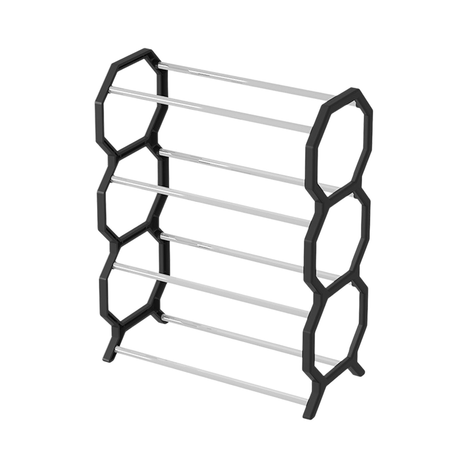 Shoe Rack, 4-Tier Shoe Storage Rack with Thickened, Sturdy Shoe Organizer for Bedroom Entryway and Front Door Entrance - Image 2