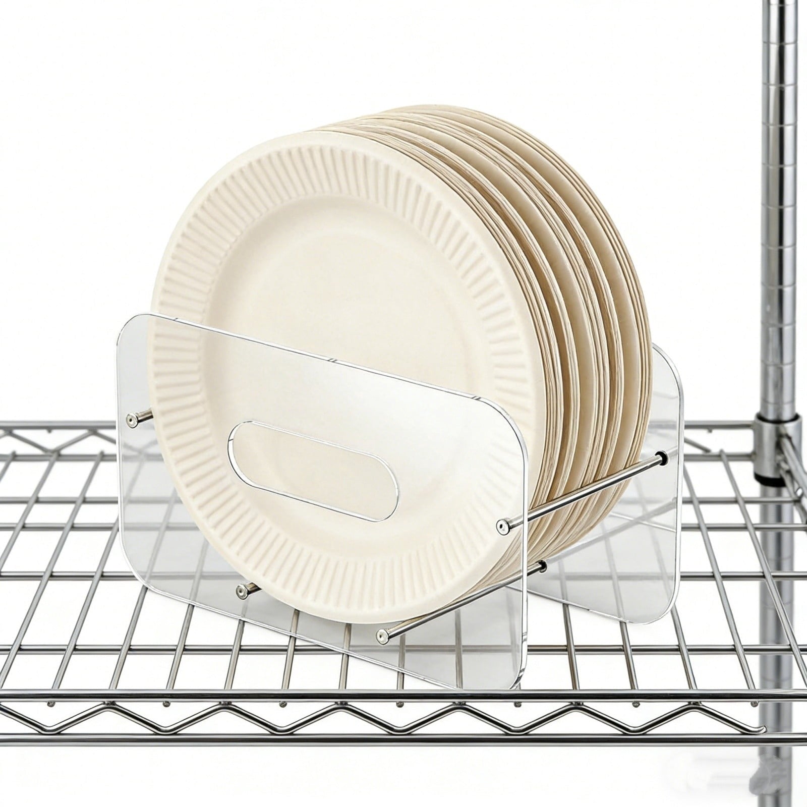 Adjustable Kitchen Cabinet Organizer Shelf for Efficient Storage and Pantry Organization - Image 4