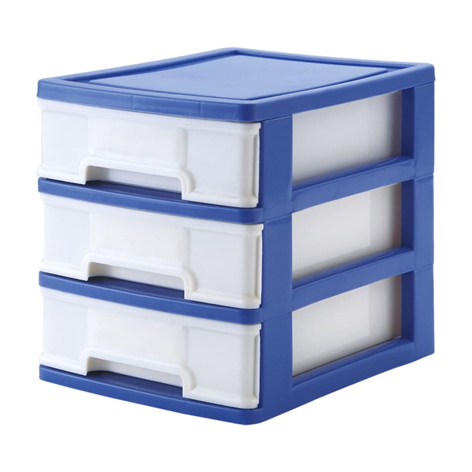 CasaChic Plastic Drawer Organizer, Cabinet & Office Desk Storage - Desktop Drawer Organizing Rack with Drawers - Image 3
