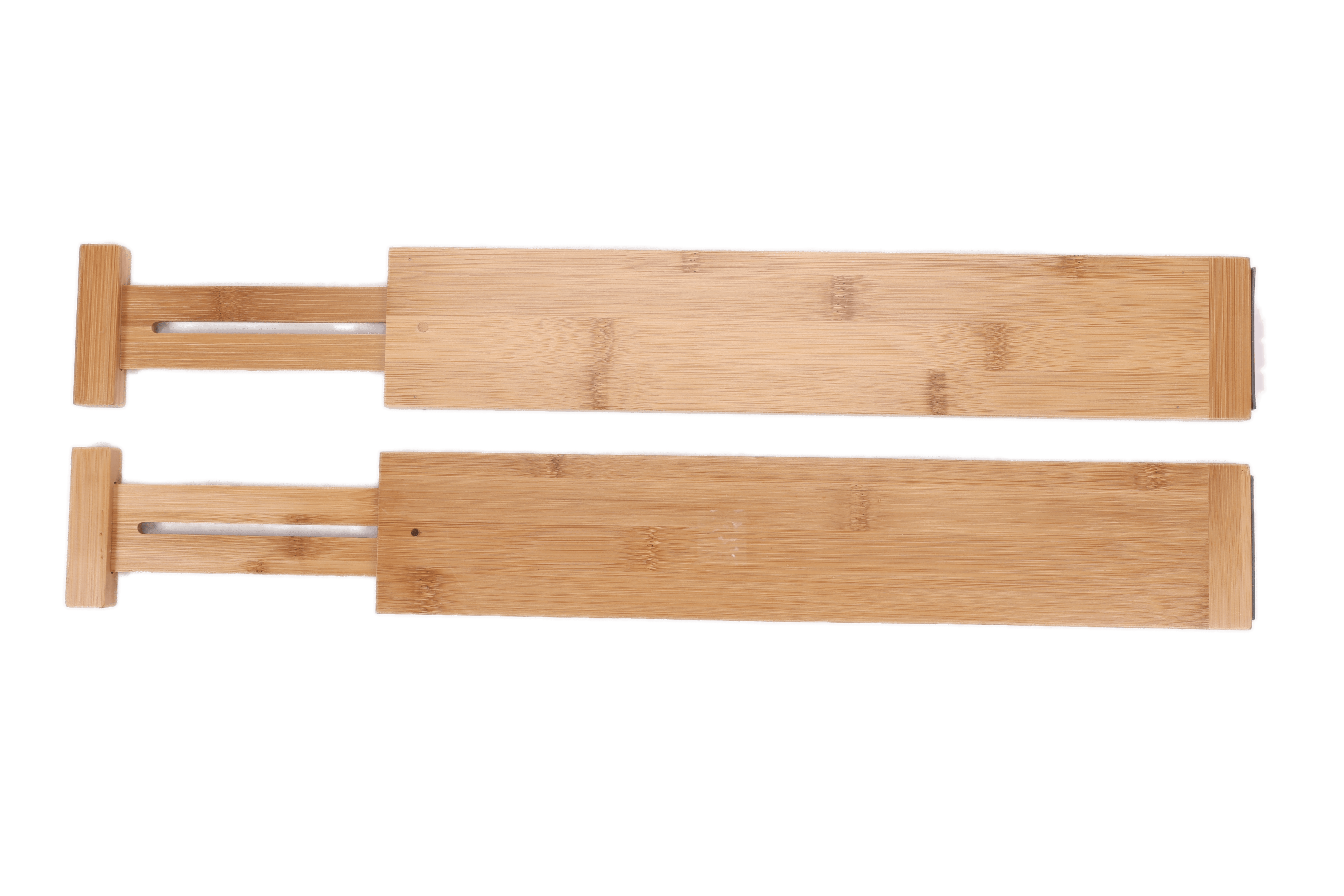 Bamboo Kitchen Organizer Expandable Drawer Dividers, 17.5-22.8x0.59x3.1in