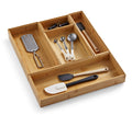 Better Homes & Gardens Bamboo Drawer Organizer 5pc Set, 17.9Wx 14.96Dx1.97H in, Natural Bamboo Color