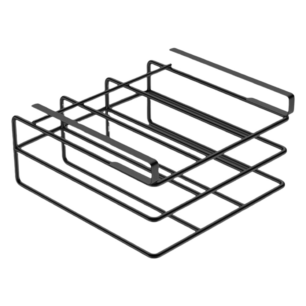 Board Holder, Metal Hanging Board Organizer Space Saving, Heavy Duty Shelf Chopping Pot Holder Board Lid Rack 17.55"*...