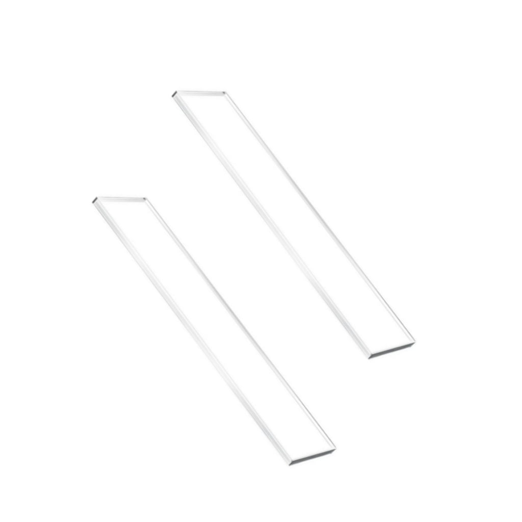 Clear Replacement Shelves 13x3 Inches Bathroom Organizers Wall Cabinet Storage