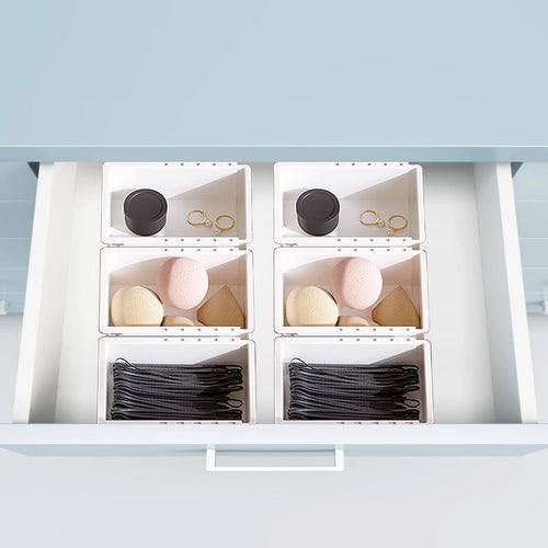 Adjustable Dividers for Storage, Flexible Custom Fit, Slip Resistant Base, for and Cabinet Organization