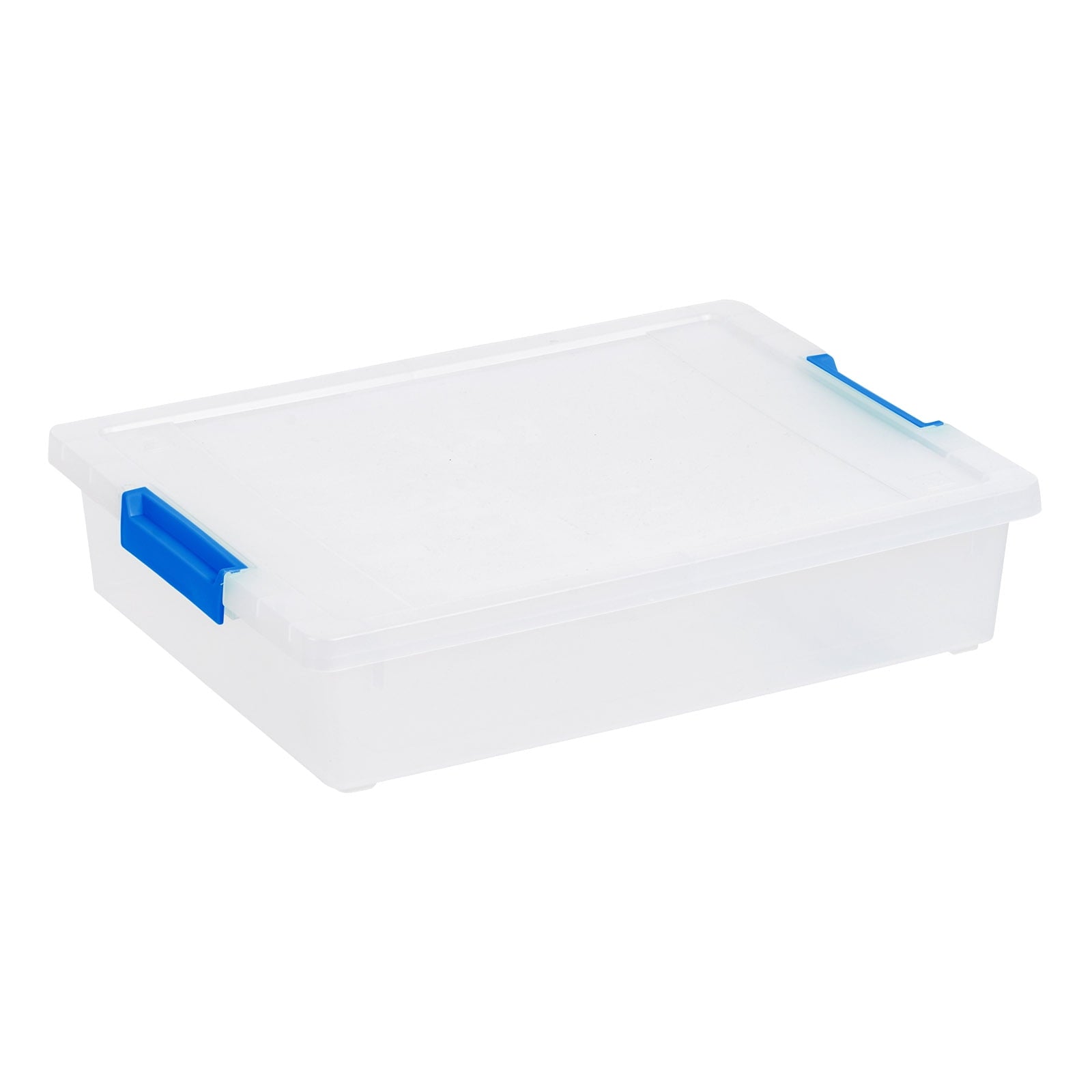 IRIS 6 Qt. Plastic Storage Bins with Lids, Clear Containers, Latching Totes
