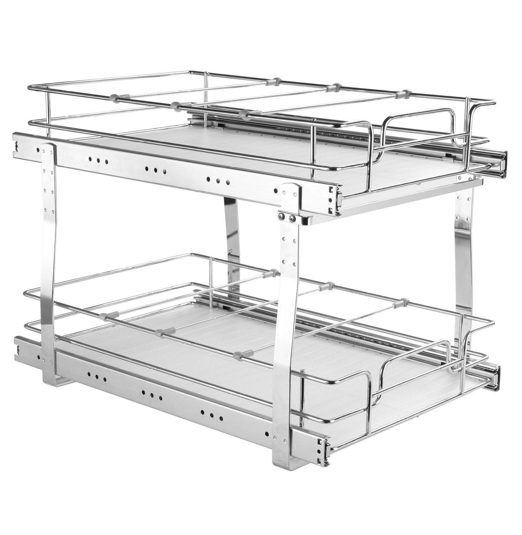 Out Cabinet Organizer x , Slide Out Pantry Shelves - Plated Steel, Kitchen Cabinet Storage, Bathroom Under Sink Organ...