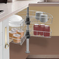 Shelves Rack, 2-tier Removable Basket Shelf Organizer, Kitchen Shelf