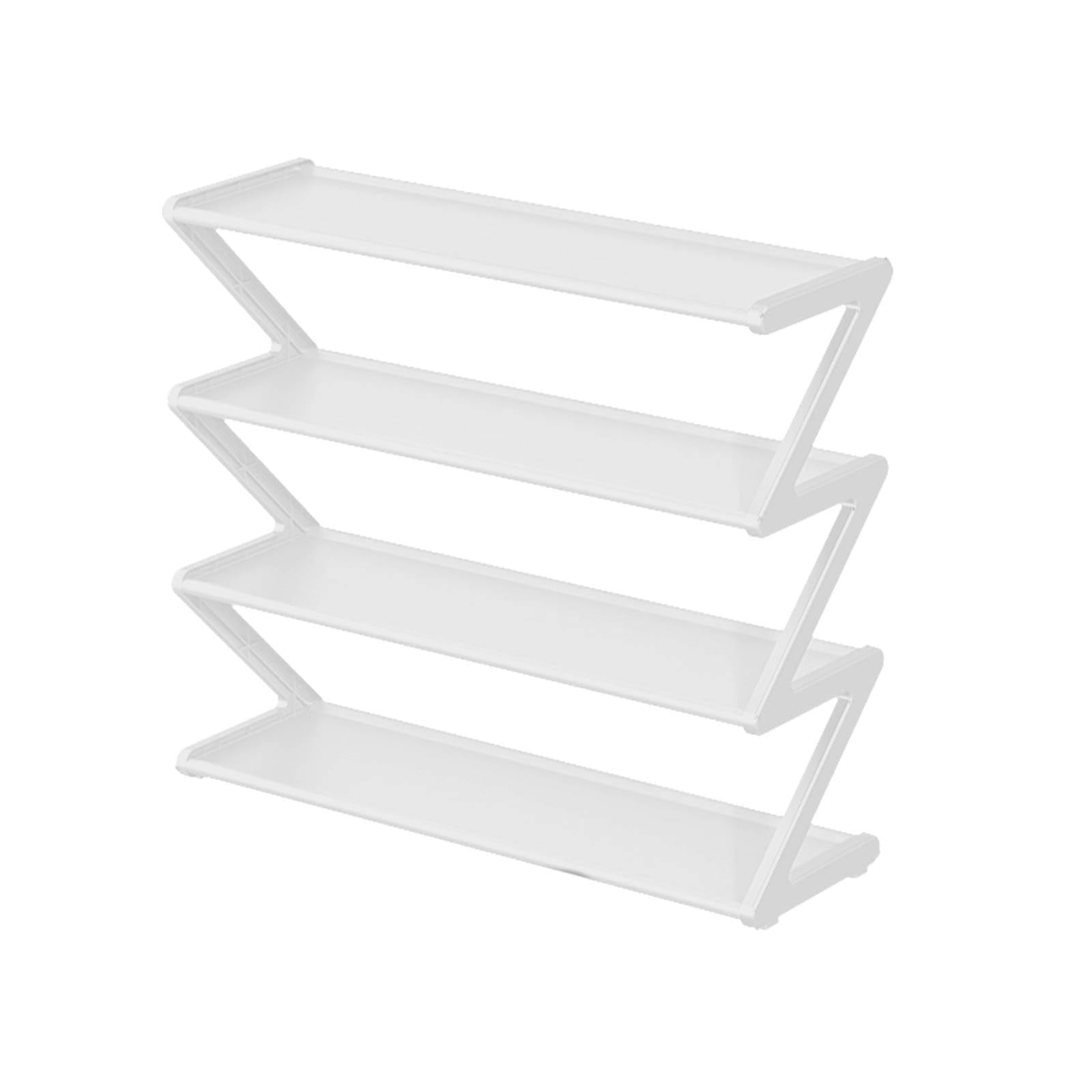 4Tier Small Shoe Rack, Narrow Stackable Kids toddler Adult Shoe Storage Organizer Shelf for Closet Floor Entryway Bed... - Image 2