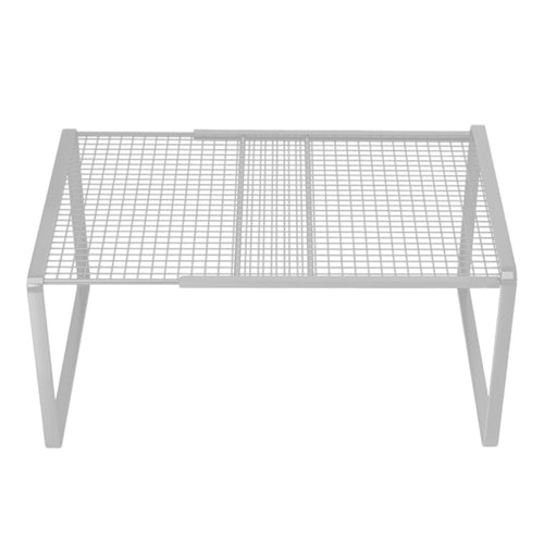 Adjustable Cabinet Shelf Organizer, Expandable Stackable Storage Rack for Closet Pantry, Space Saving Divider for Sho... - Image 2