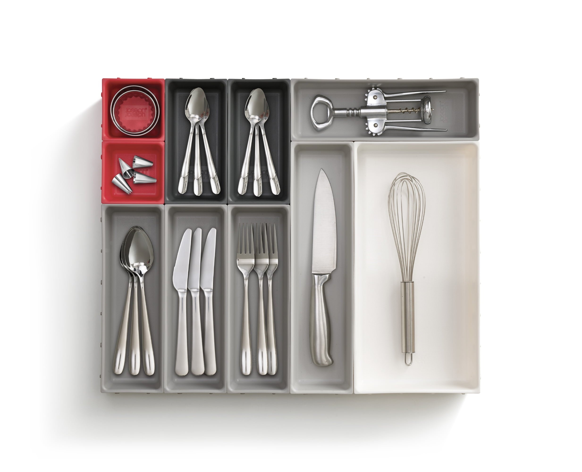 Joseph Joseph Duo 10-piece Customizable Multi-Purpose Drawer Organizer Set - Image 2