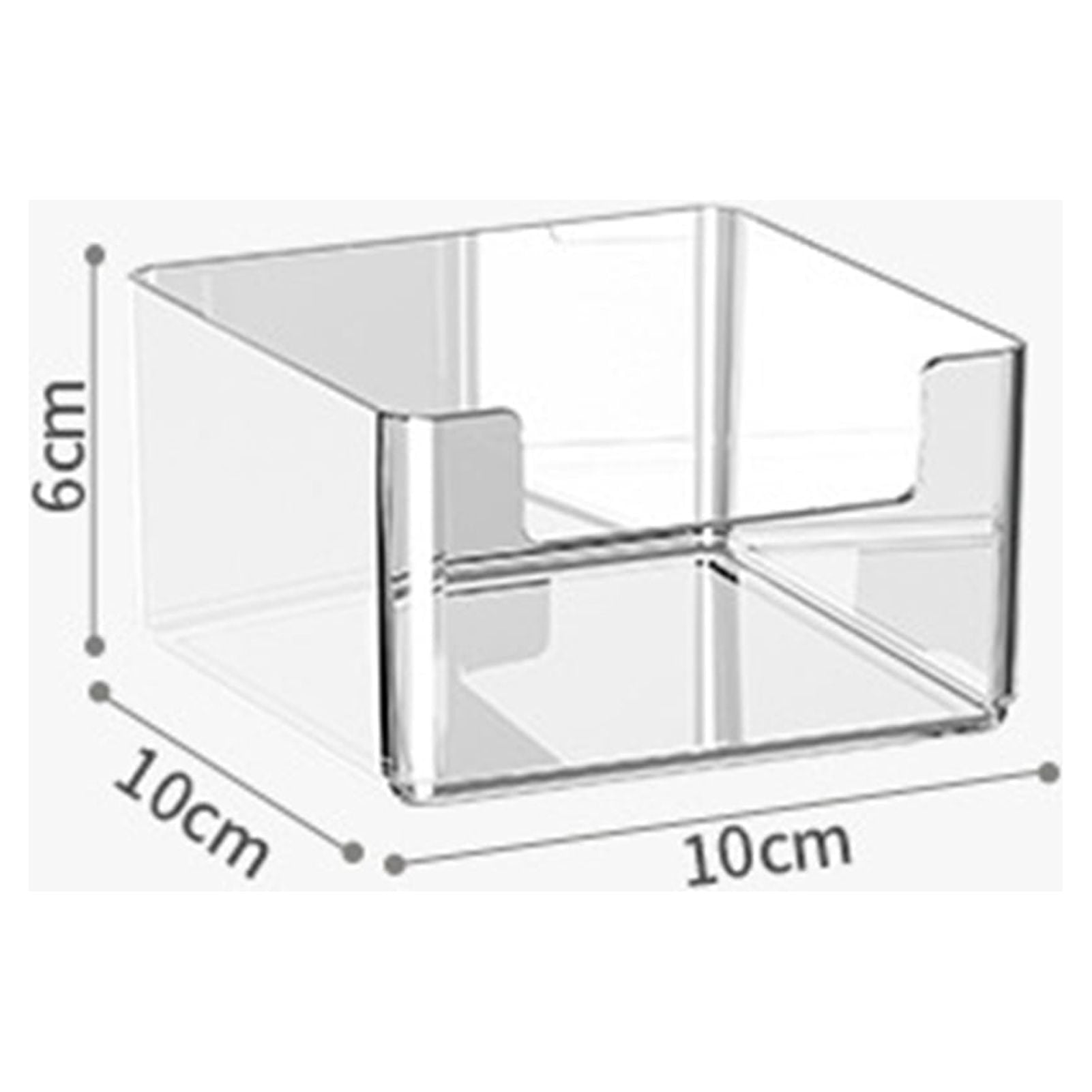Clear Drawer Organizer, Plastic Drawer Organizers for Home Organization and Storage, 4 Sizes Optional Small Organizer... - Image 4