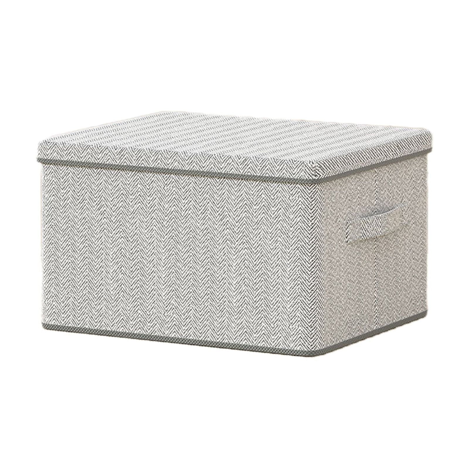 Box Bins With Lids Boxes Closet Containers Basket With Lid Organizer Bins Decorative Boxes Keepsake Large Bins - Image 2