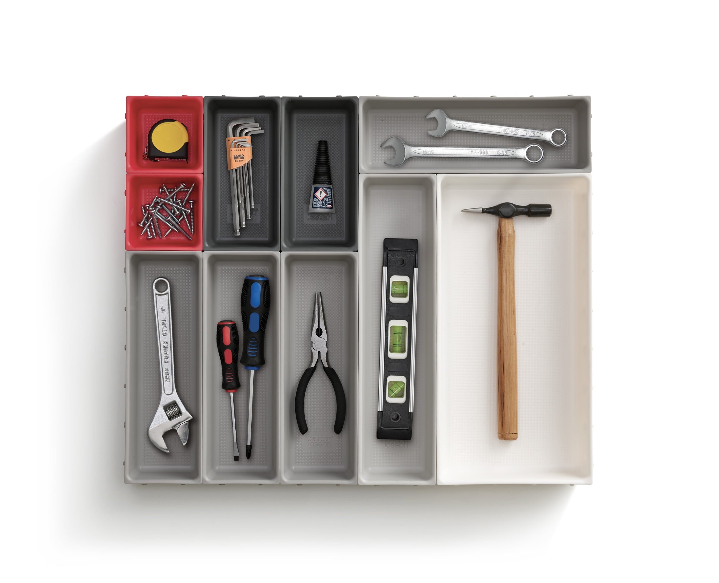 Joseph Joseph Duo 10-piece Customizable Multi-Purpose Drawer Organizer Set - Image 3