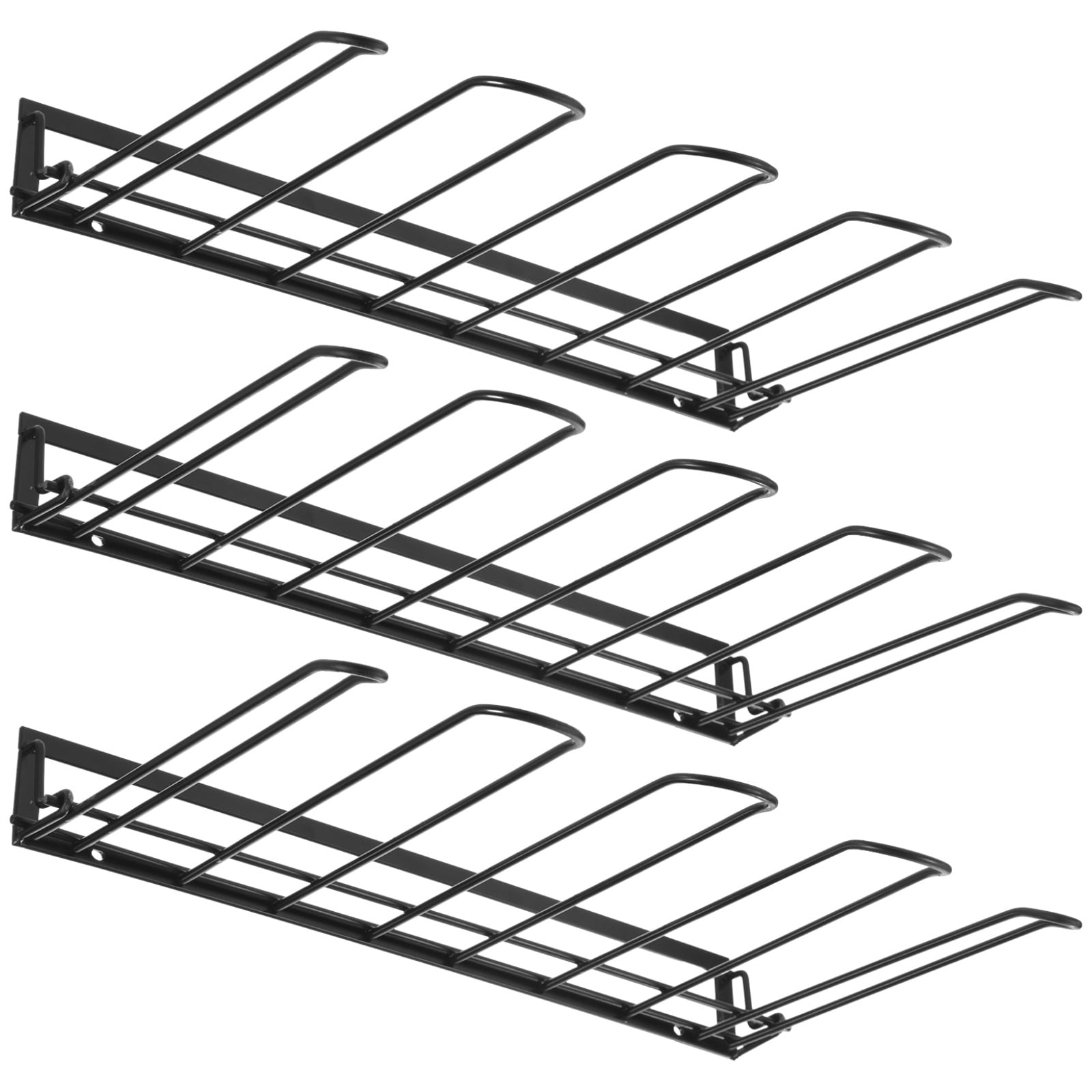 Boot Rack, Wall Mounted Boot Rack for Closet, Iron Boot Hangers with Adhesive Hooks, Expansion Screws, Space-Saving B... - Image 2