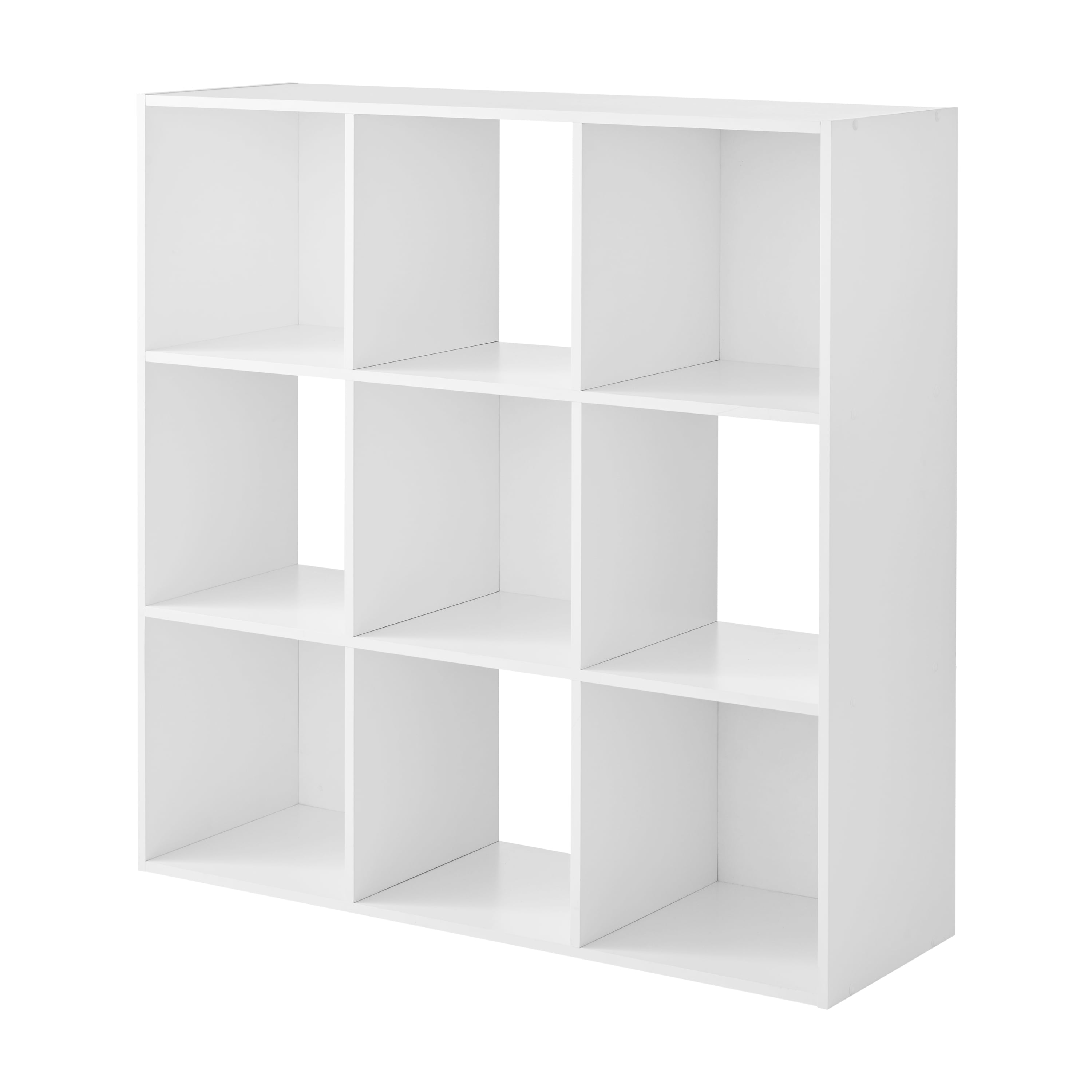 9 Cube Storage Organizer, White - Image 4