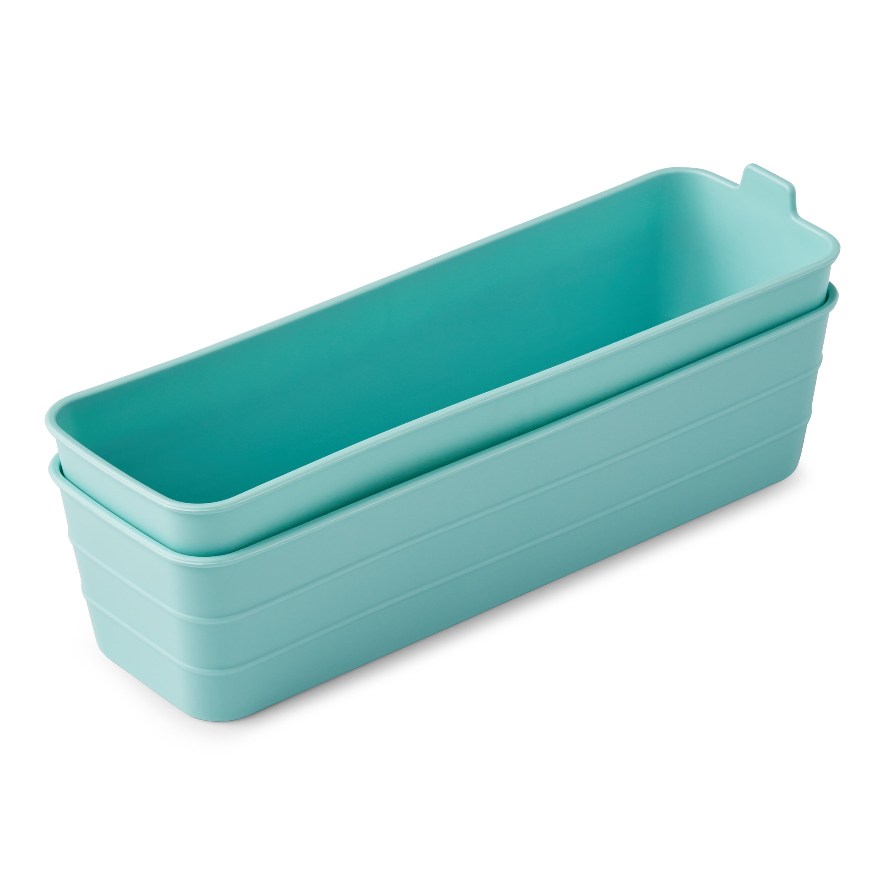 Set of 5 Flexible Drawer Storage Organizers, Navy Teal Gray, Case of 6, 30 Piece - Image 3