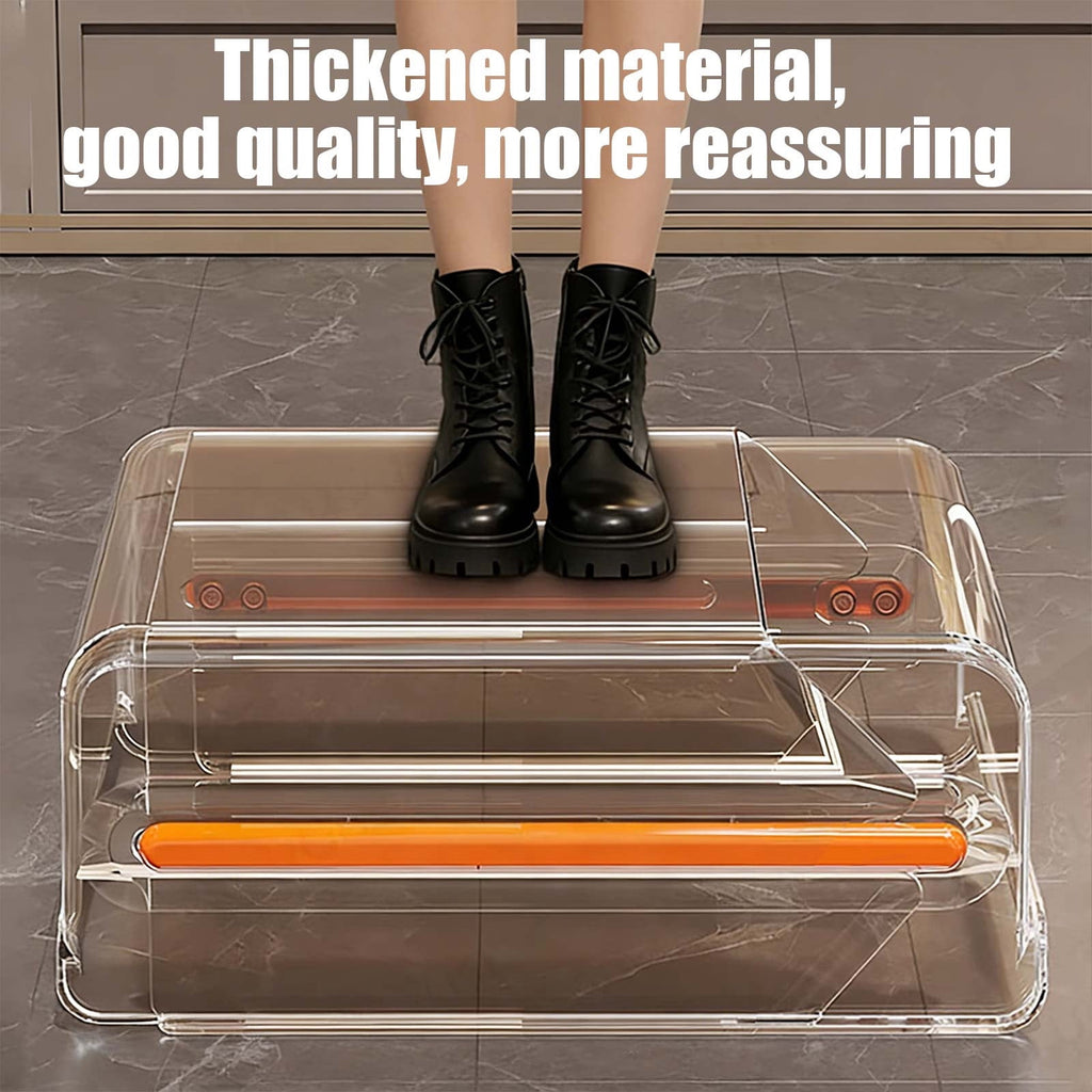 Clear Stackable Design, Heavy-duty Compartments, Versatile Storage Solution for Home Office and Kitchen - Image 6