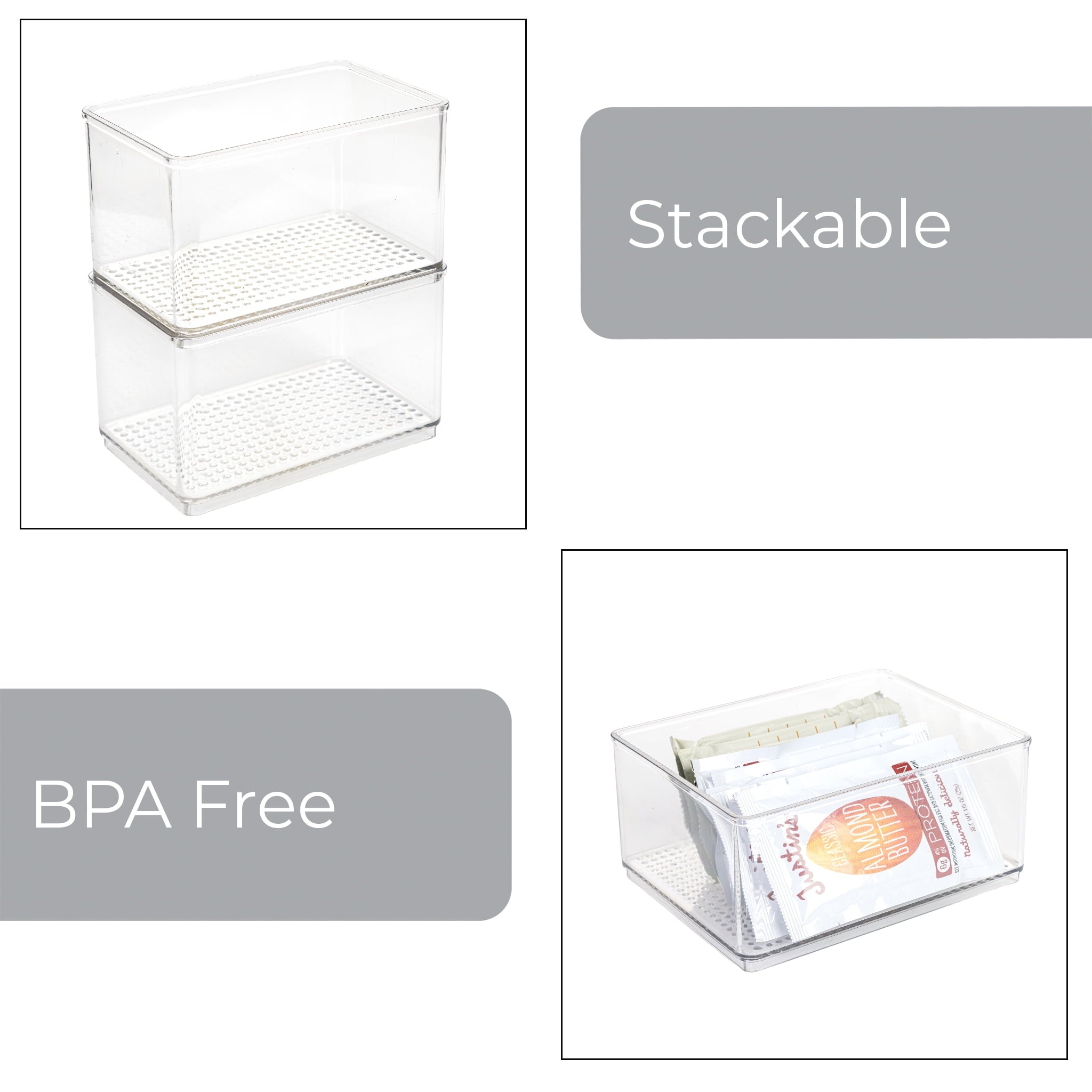 Clear Plastic Organizer Bin for Bathroom - Image 5